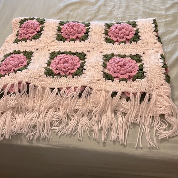 Hand Crafted Other Crochet Granny Square Blanket Poshmark